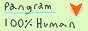 Pangram 100% Human badge
